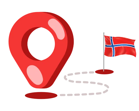Norway location illustration